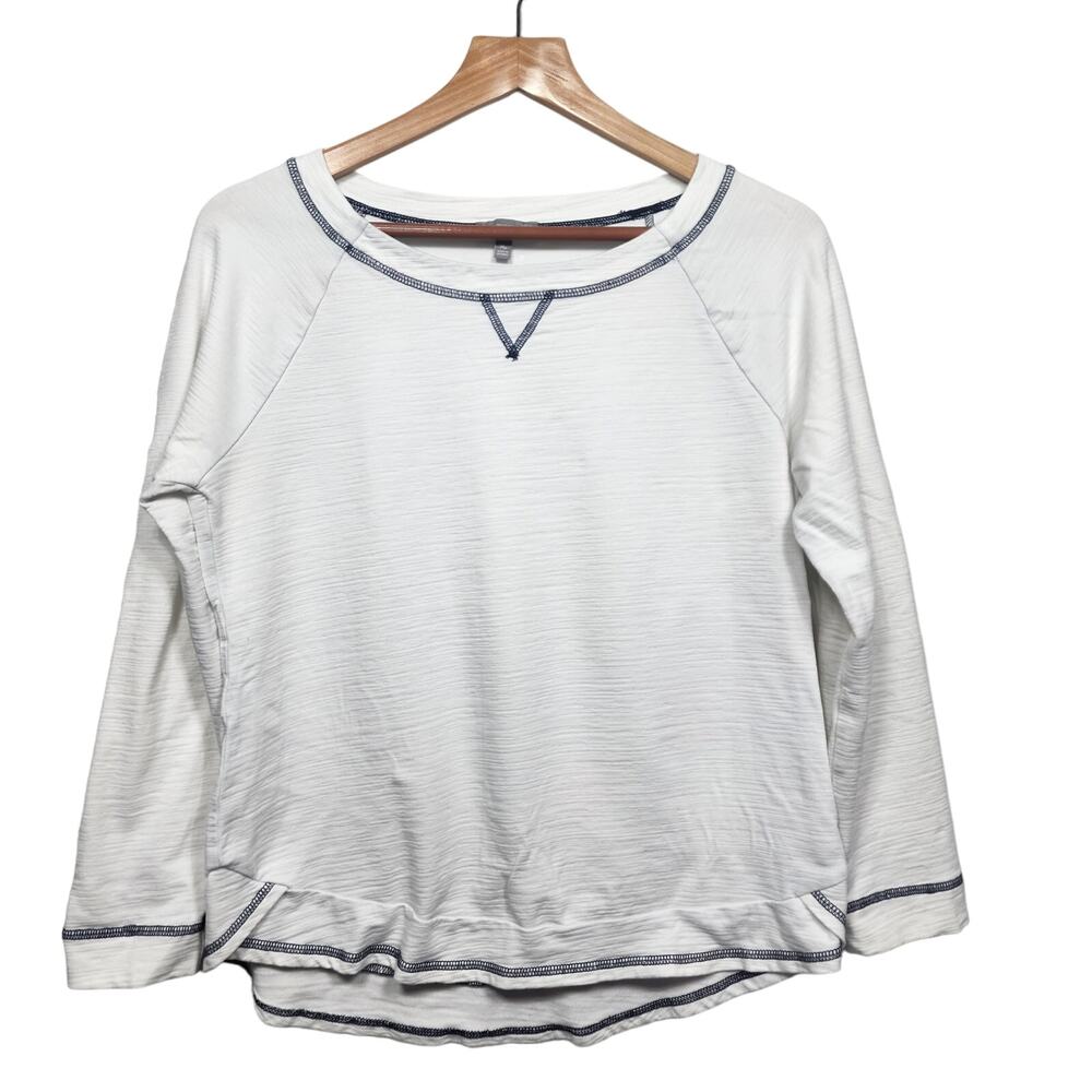 T by Talbots Sunwell UPF 50+ Cotton Top Size Medium Petite